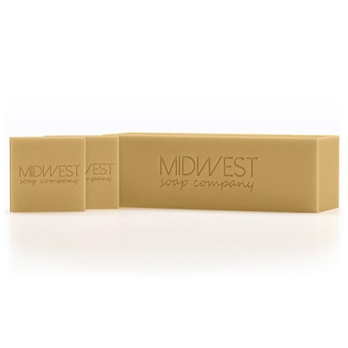 Handmade Smooth Sandalwood Artisan Soap - Loaf (Pre-Cut to 9 Bars)