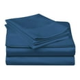 thumbnail image 1 of Smooth Sateen Cotton Sheet Set Royal Blue / Full, 1 of 1
