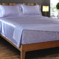 thumbnail image 1 of Smooth Satin BedTite Sheet Set, Queen, Lilac – Wrinkle-Resistant, Deep Pocket, Soft & Secure Fit, 1 of 7