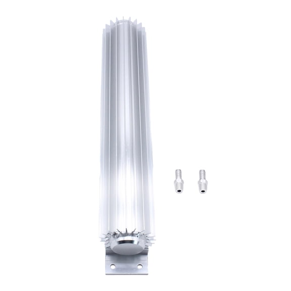Smooth Shifting 15" Aluminum Finned Transmission Oil Radiator with 1/4" NPT Fitting Double Line
