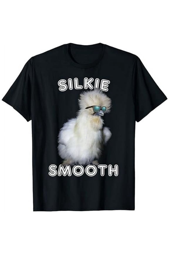 Smooth Silkie Chicken Funny Graphic Unisex Short Sleeve T-Shirt