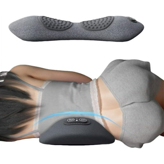 Triple Fusion Back Massager,2025 New Electric 3 in 1 Back Massager for Pain Relief Deep Tissue,with Traction,Vibration & Heat and Against Pain for Neck,Shoulder,Backs