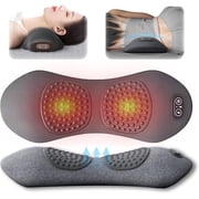 Smooth Spine Triple Fusion Back Massager, 2025 New Triple Fusion Massager for Sciatica, with Electric Traction Lifting & Heat Compress, All-Round Support, Relieve Neck/Shoulder Discomfort Grey