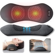 Smooth Spine Triple Fusion Back Massager, 2026 New Triple Fusion Massager for Sciatica, with Electric Traction Lifting & Heat Compress, All-Round Support, Relieve Neck/Shoulder Discomfort Black