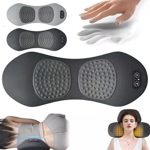 Smooth Spine Triple Fusion Back Massager, 2026 New Triple Fusion Massager for Sciatica, with Electric Traction Lifting & Heat Compress, All-Round Support, Relieve Neck/Shoulder Discomfort