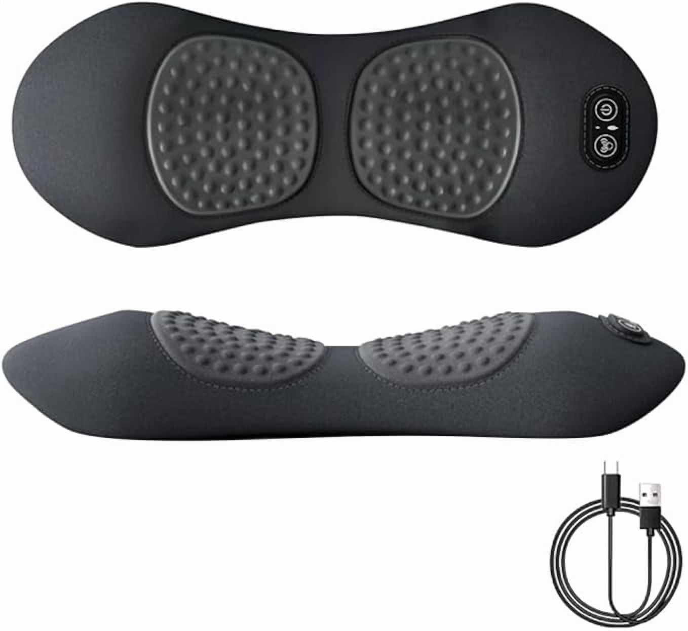 Triple Fusion Back Massager,2026 New Electric 3 in 1 Back Massager for Pain Relief Deep Tissue,with Traction,Vibration & Heat and Against Pain for Neck,Shoulder.