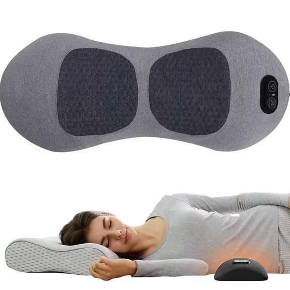 Lumbar Support Pillow,Smooth Spine Triple Fusion Back Massager,Sciatica Pain Relief Pillow Massage Tool,Triple Fusion Back Massager,Smooth Spine Triple Fusion,For Home, Office, Bed, Sofa