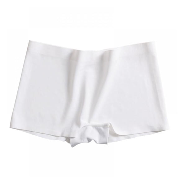 Smooth Stretchy Yoga Fitness Comfort Camisole Shorts Thongs for Women White L