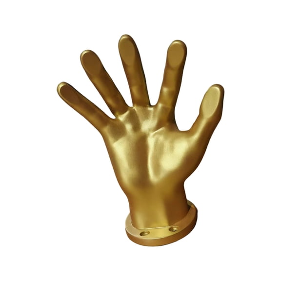 Smooth Surfaces Hand Sculpture Sports Display Stand Multifunctional For Displaying Basketball Football Perfect Gift