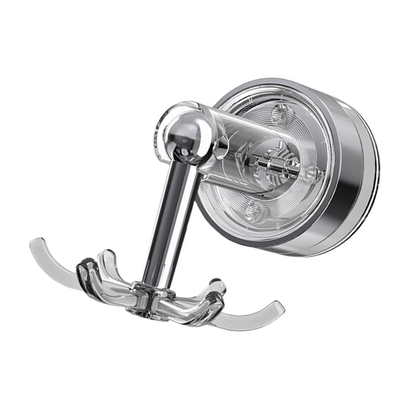 Smooth Surfaces Wall Mounted Rotating Hook strong 6 Arm Spin Suction Hook