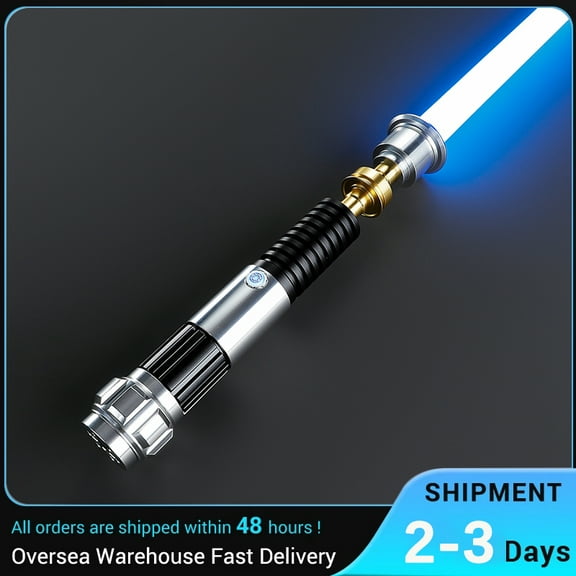 Smooth Swing Dueling Lightsaber for Adults | Pro Motion Control Infinite Color Changing 16 Sound Fonts | Heavy Metal Hilt Fx Light Sabers for Birthdays Props (Premium RGB)