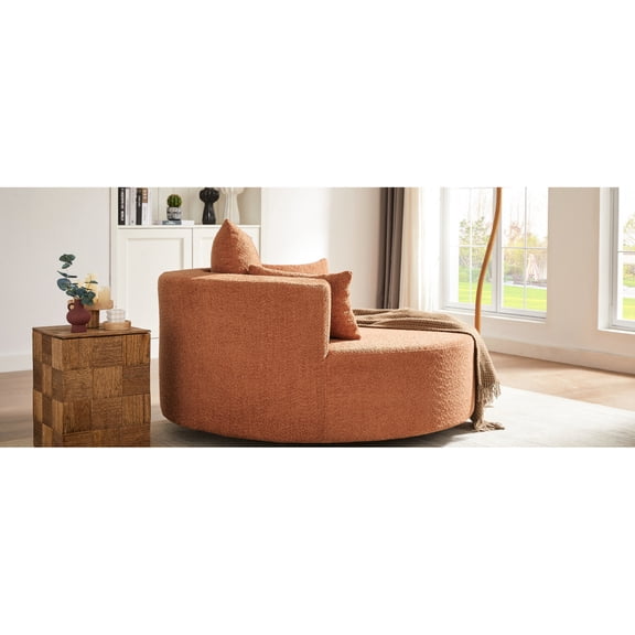 Smooth Swivel Function / Relaxing in Lounge / Spacious Seat with Modern Style