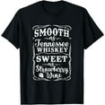 thumbnail image 1 of Smooth TN Whiskey Sweet Strawberry Wine Women Drinking T-Shirt, 1 of 4