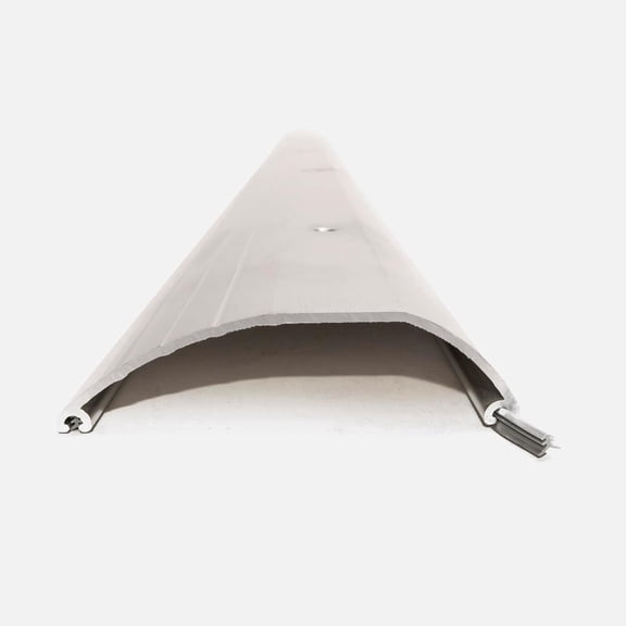 Smooth Top Heavy-Duty Aluminum Threshold for High Foot Traffic Suitable for Residential and Commercial Use, Available in High and Low Profiles. (Silver, 48" Low Profile)