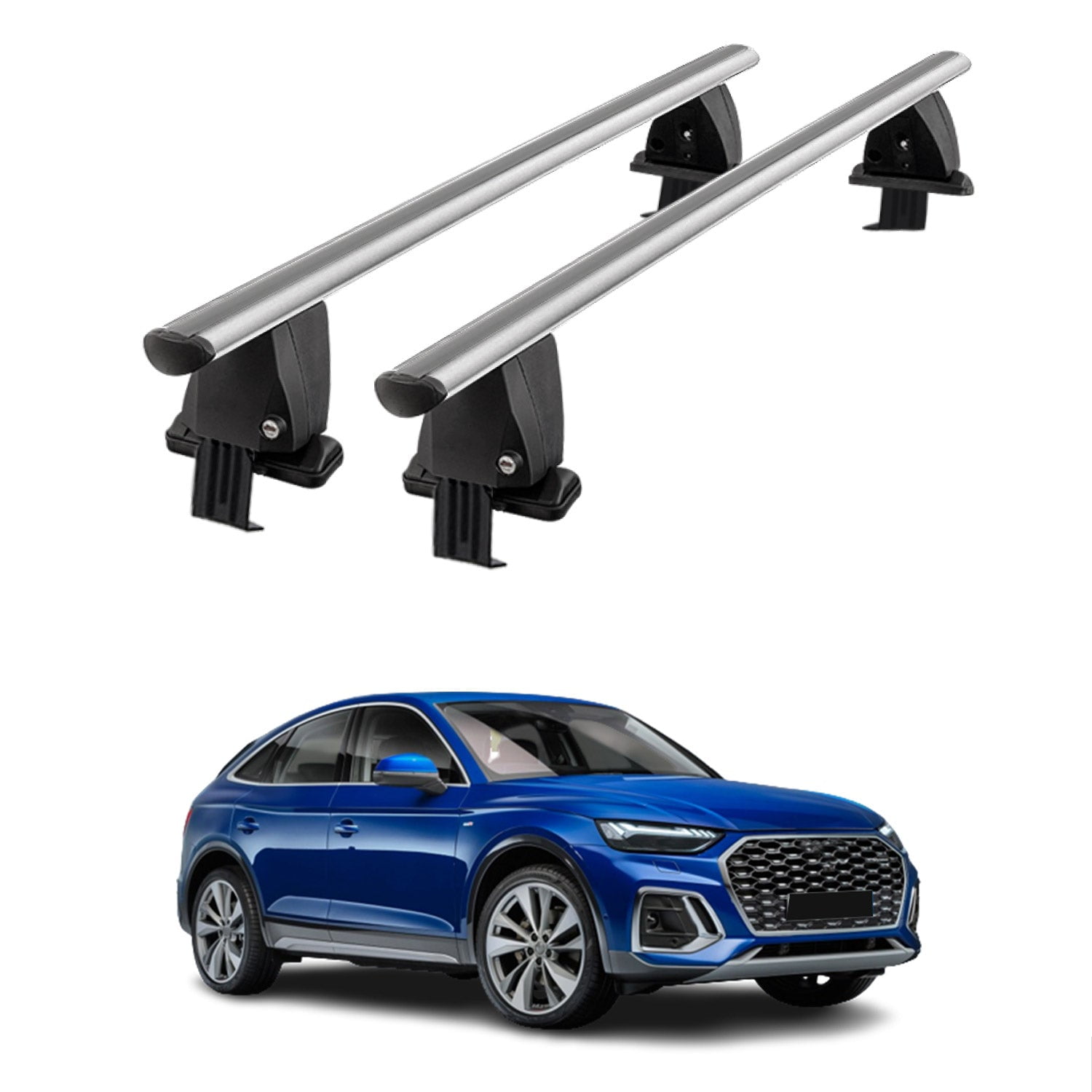Smooth Top Roof Rack Fits Audi Q5 20212023 Cross Bars Luggage Carrier