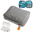 thumbnail image 1 of Smooth Trip Medicine Organizer Travel Bag with Bottle Holders and 8 Food Grade Certified Pill Pouches, 1 of 6