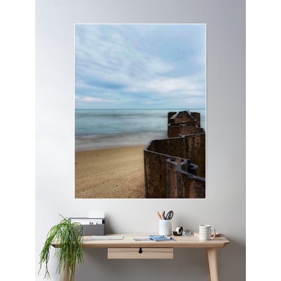 Smooth Views Poster Wall Art, Modern Wall Decor For Living Room Bedroom, 12x18 UNFRAMED