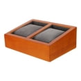 Smooth Watch Storage Box Antidrop Display Case Wood Watch Storage