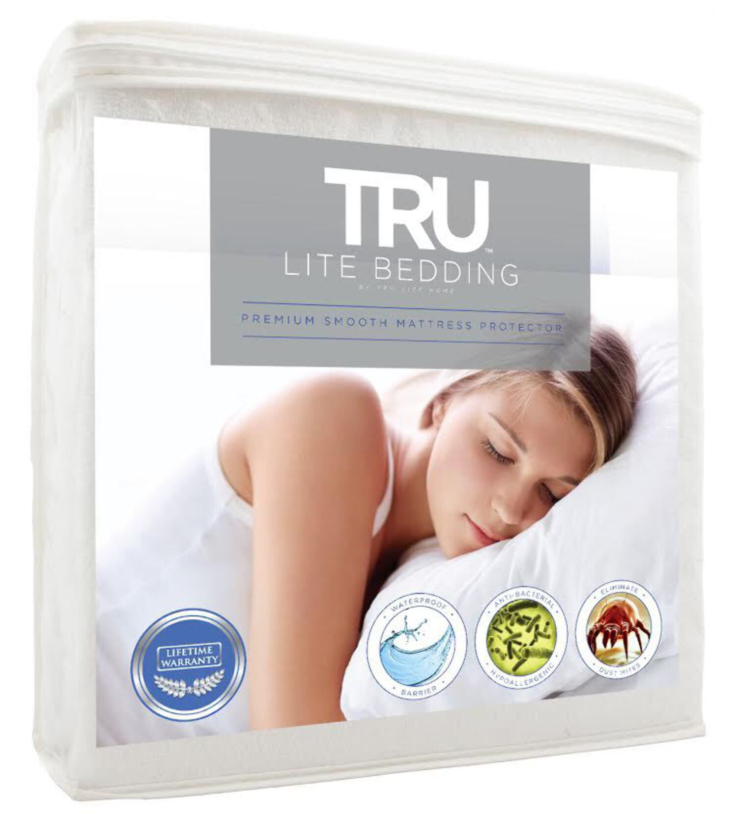 Smooth Waterproof Mattress Protector Twin XL TRU Lite Bedding