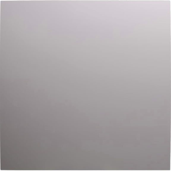Smooth Gray 2ft x 2ft Vinyl Drop Ceiling Tile - Box of 10 - Waterproof, Washable, Fire-Rated, 4mm PVC (40 Sq.ft) (Gray, 2x2)