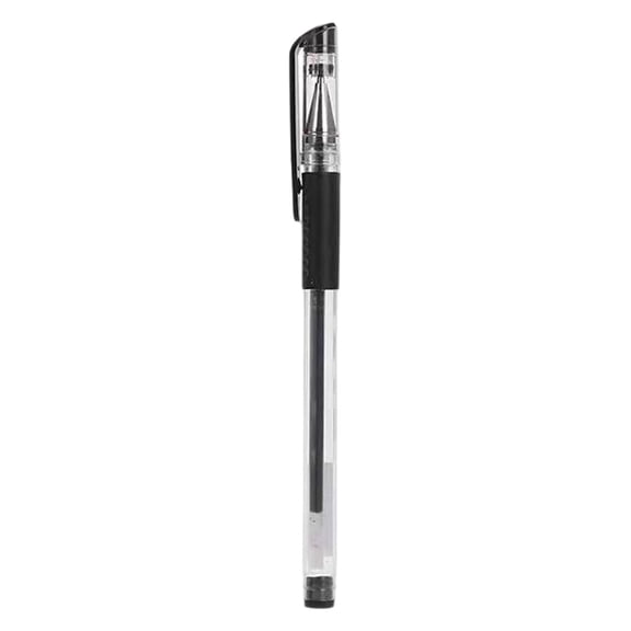 Smooth Writing Black Gel Pens, 3-Pack 0.5mm Fine Tip Sign Pens, Keeps Notes Clean and Tidy for Executive Professional Signing, MELF