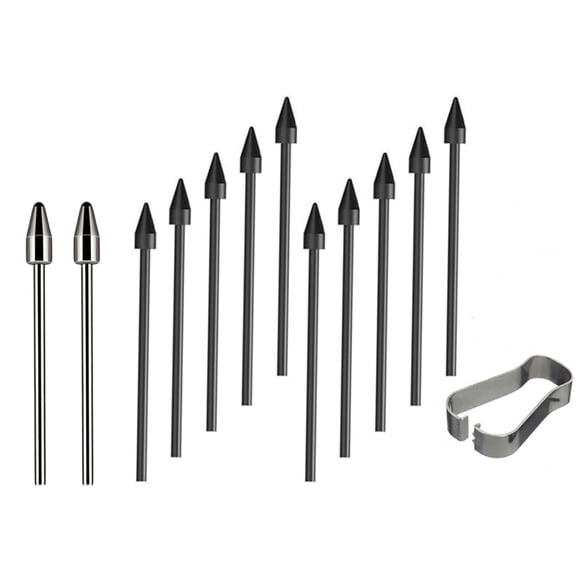Smooth Writing and Drawing Capacitive Nibs for Tab S 6/7/7+/8/9 S23 NOTE10 20 Tablet , Plastic & Metal Tips with Clip