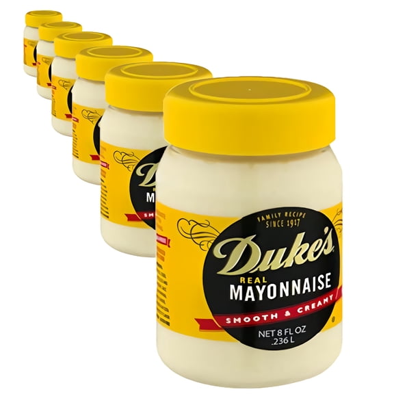 Smooth and Creamy Mayonnaise by Duke's, 8 Ounce (6 Pack)