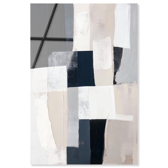 Smooth and Rough I Acrylic Print Modern Wall Decor by Art Remedy, Ready to Hang, 24 x 36