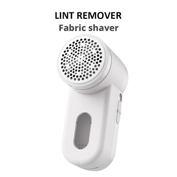 SmoothEdge Pro: Revolutionary Handheld Electric Fabric Shaver with High-Velocity Blades, Smart Lint Remover for Professional Garment Care, Compact Travel-Ready Clothing Groomer, White