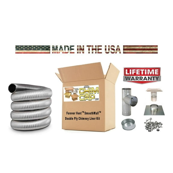 SmoothWall tm 4"x 25' Double Ply S/S Liner Kit