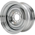 thumbnail image 1 of Smoothie 14x7 Chrome Steel Wheel, 5 on 4.5/4.75, 4.0 BS, 1 of 9