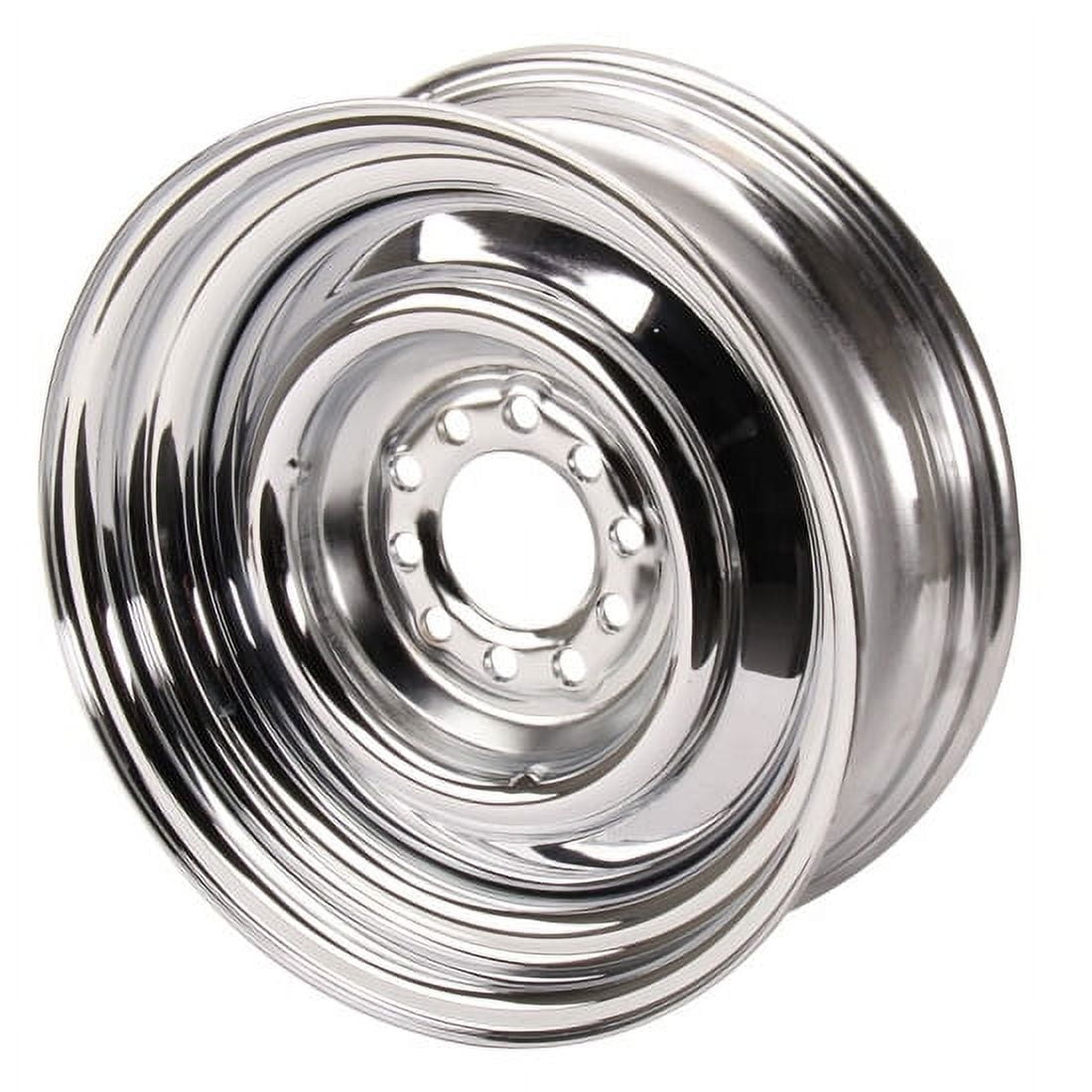 Smoothie 15x5 Chrome Steel Wheel, 5 on 4.5/4.75, 3.0 BS - Walmart.com