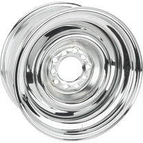 Smoothie 15x7 Chrome Steel Wheel, 5 on 4.5/4.75, 4.0 BS