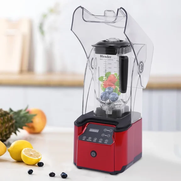 Smoothie Blender, Smoothie Maker, Professional Commercial Blender With Shield