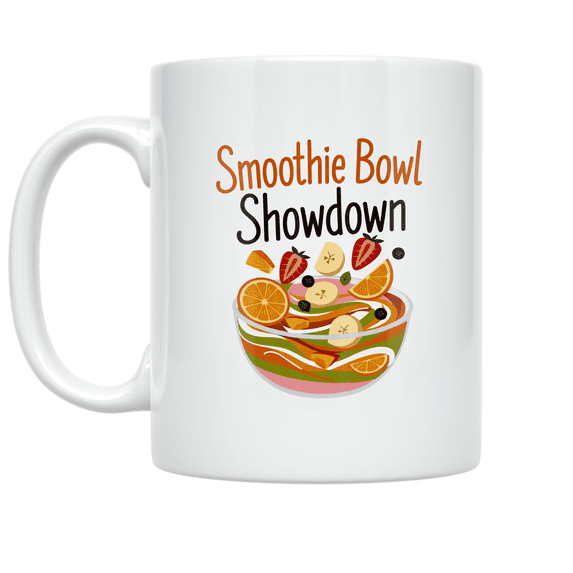 Smoothie Bowl Showdown Art - Smoothie Bowl Enthusiast - 11 oz Ceramic Coffee Mug