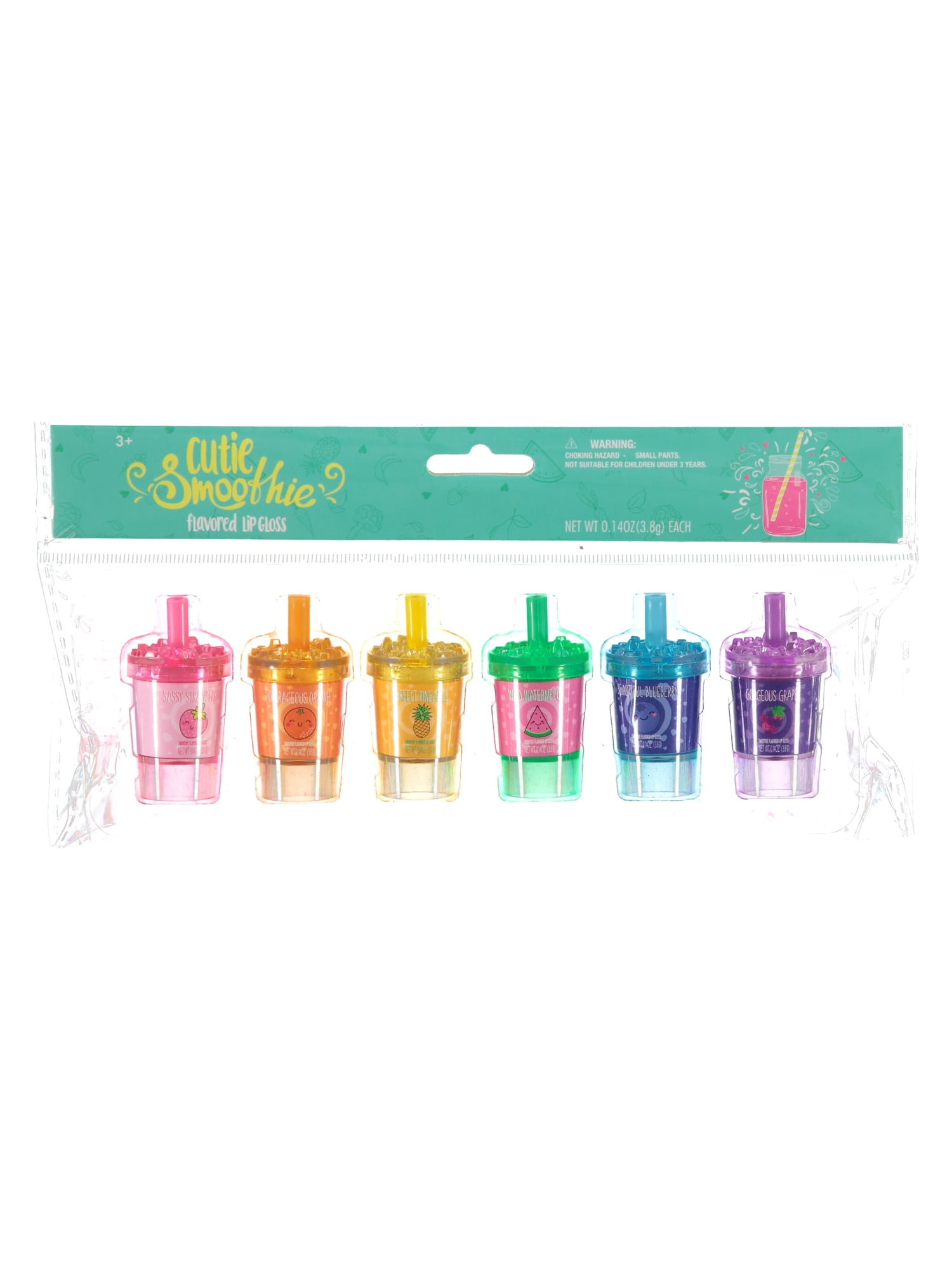 Smoothie Flavored Lig Gloss, 6 pack
