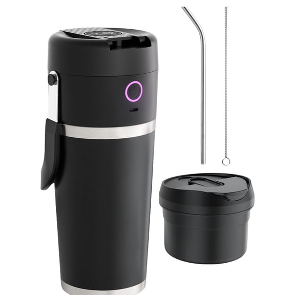 Smoothie Maker Travel Friendly 600ml Capacity Rechargeable Juicer Cordless Mixer for Cold Drink Juices Mixing Cup