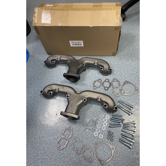 Smoothie Rams Horn Exhaust Manifolds Small Block For Chevy SBC 283 305 327 350