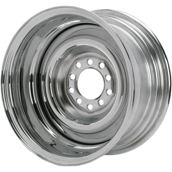 Smoothie Reverse 14x7 Chrome Steel Wheel, 5on4.5/4.75, 2.5 BS