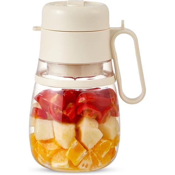 My Smoothies Cup Blender, Cup Blender for Smoothies, Large Capacity Juicer 1000Ml Portable Small Juice Cup, Rechargeable Household Multi-Function Juicer Juice Cup