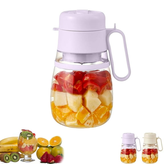 My Smoothies Cup Blender – Cup Blender for Smoothies, Portable USB Rechargeable Personal Blender with 6 Stainless Steel Blades, Self-Clean, Ideal for Smoothies, Shakes & Baby Food, 1000ml