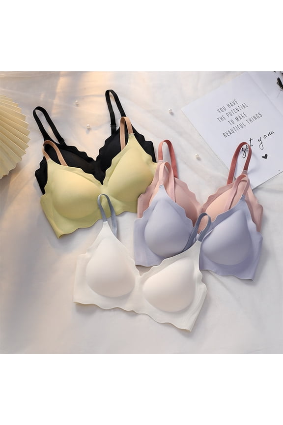 Smoothing Seamless Training Bra for Girls: Light Padding Provides Gentle Shaping, Absolutely No Wires, Traceless latex Rich Fabric, Adjustable for a Snug Yet Comfy Fit