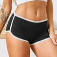 thumbnail image 1 of Smoothing Underwear for Women Womens Solid Color Underwear Breathable Sports Boy Shorts Underwear Briefs Womens Boxers Underwear Black S, 1 of 7