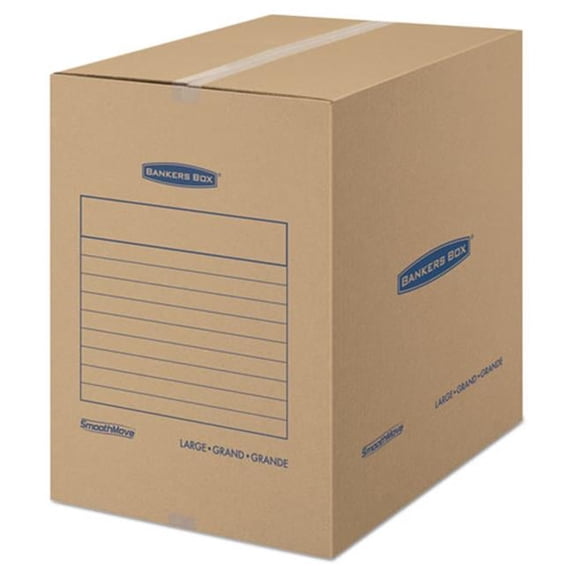 Smoothmove Basic Moving Boxes, Kraft - 18 L x 18 W x 24 H in.