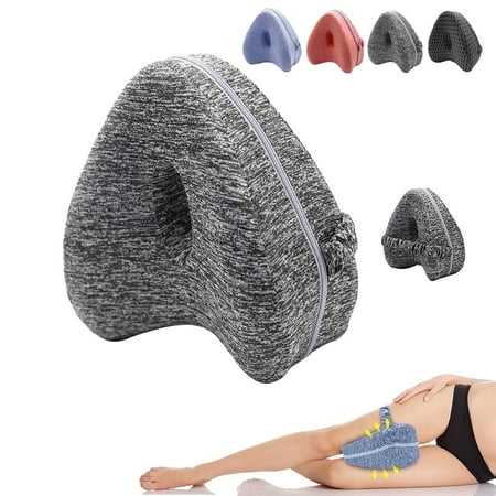 Knee Pillow for Side Sleepers - Relieve Pain & Sciatica, Leg Alignment Pillow, Smooth Spine Improved, Leg Pillow for Sleeping Side Sleeper