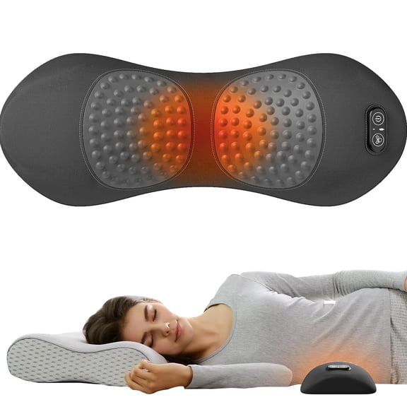 JMLPxx Triple Fusion Massager,With Heat, Vibration & Traction,Sciatica Pain Relief Devices,Sciatica Pain Relief Pillow,Sciatica Pain Relief Massage Tool,For Home, Office Chair, Bed, Sofa