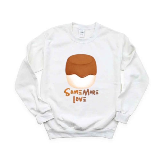 Smore Love Sweet Campfire Snack Cute Love Pun Graphic T-Shirt , Hoodie , Sweatshirt, for men & women, up to size 5XL.