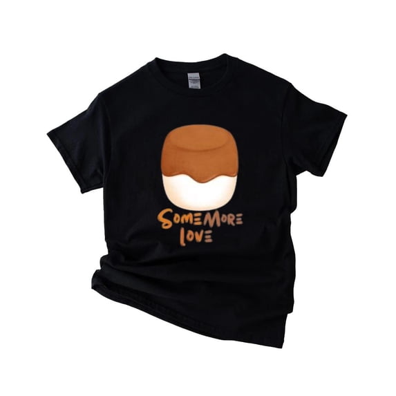 Smore Love Sweet Campfire Snack Cute Love Pun Graphic T-Shirt , Hoodie , Sweatshirt, for men & women, up to size 5XL.