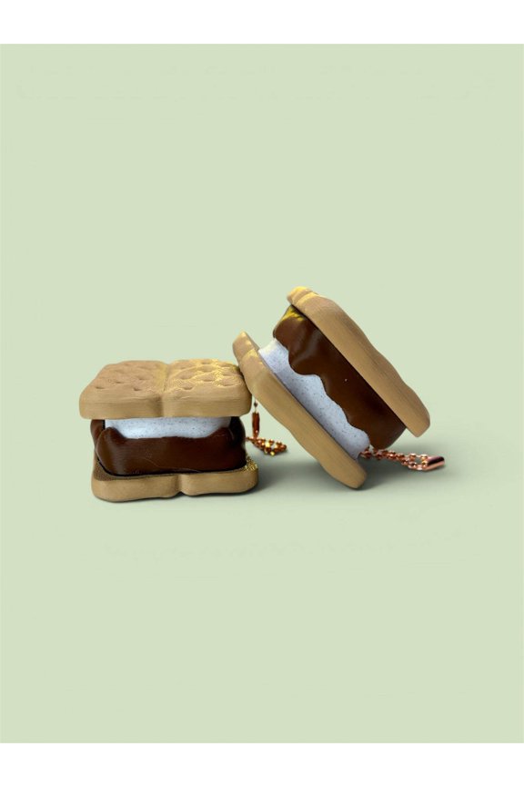 Smores Clicker Fidget Keychain