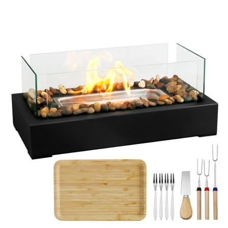 EAST FLAME Smores Maker Kit - Safer DIY Marshmallow Roaster, Charcuterie Serving Kit for Graham Crackers, Chocolate, Gift for Christmas